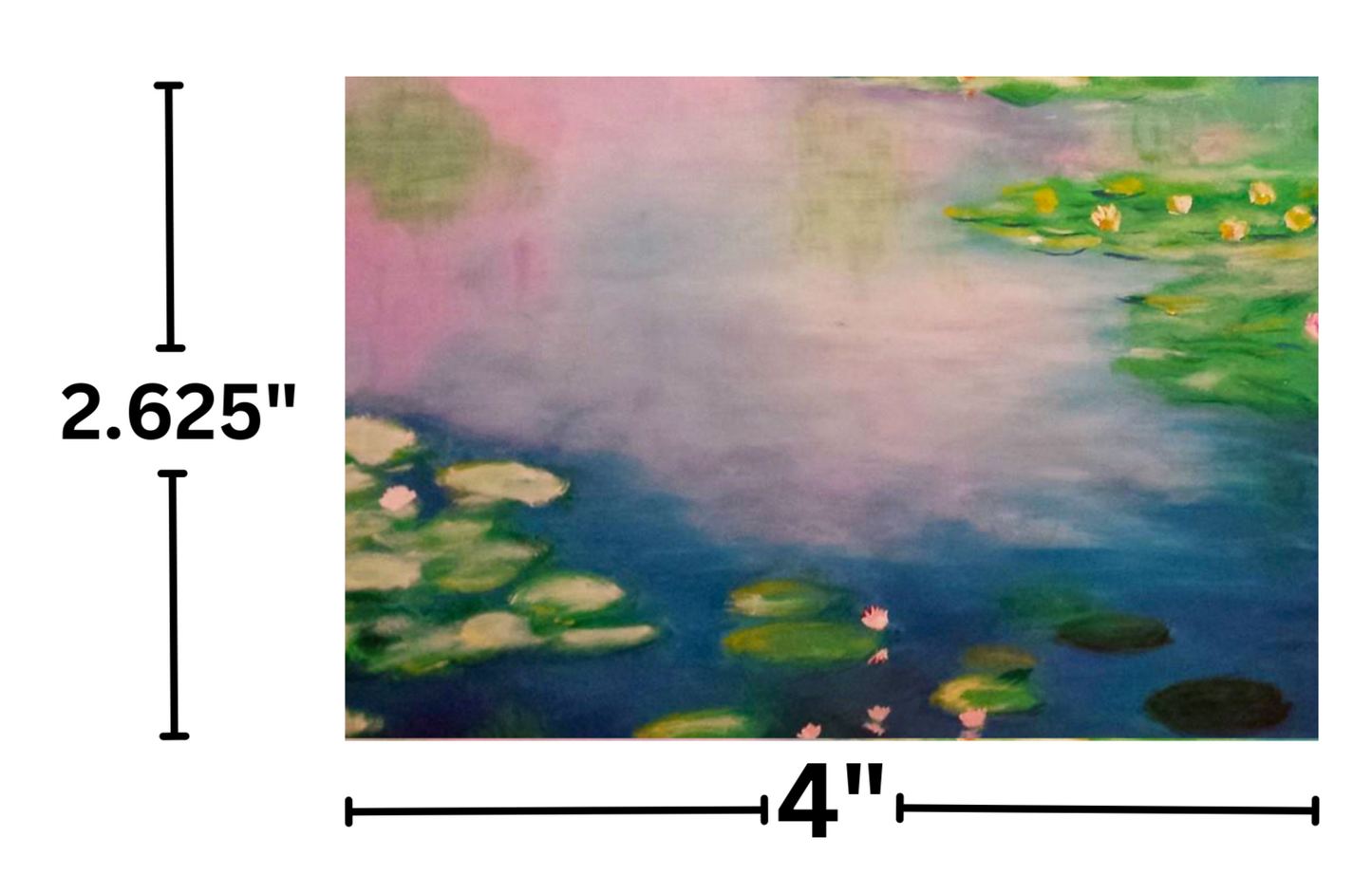 "Waterlilies" by Kaleena Kollmeier Decorative Diamond Painting Release Papers