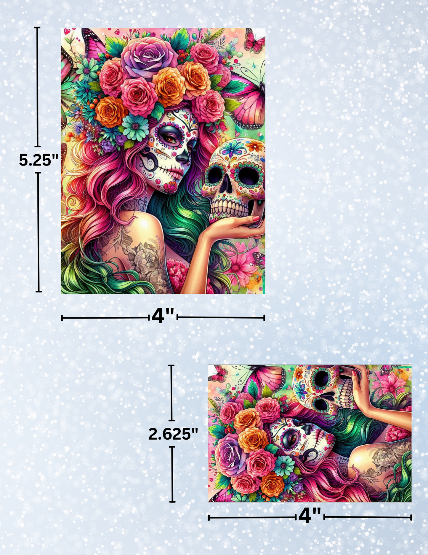 "Sugarskull Fairy" Decorative Diamond Painting Release Papers