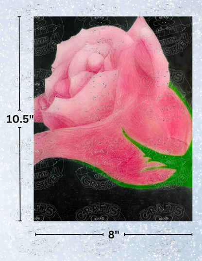 "Rosebud" by Kaleena Kollmeier Decorative Diamond Painting Release Papers