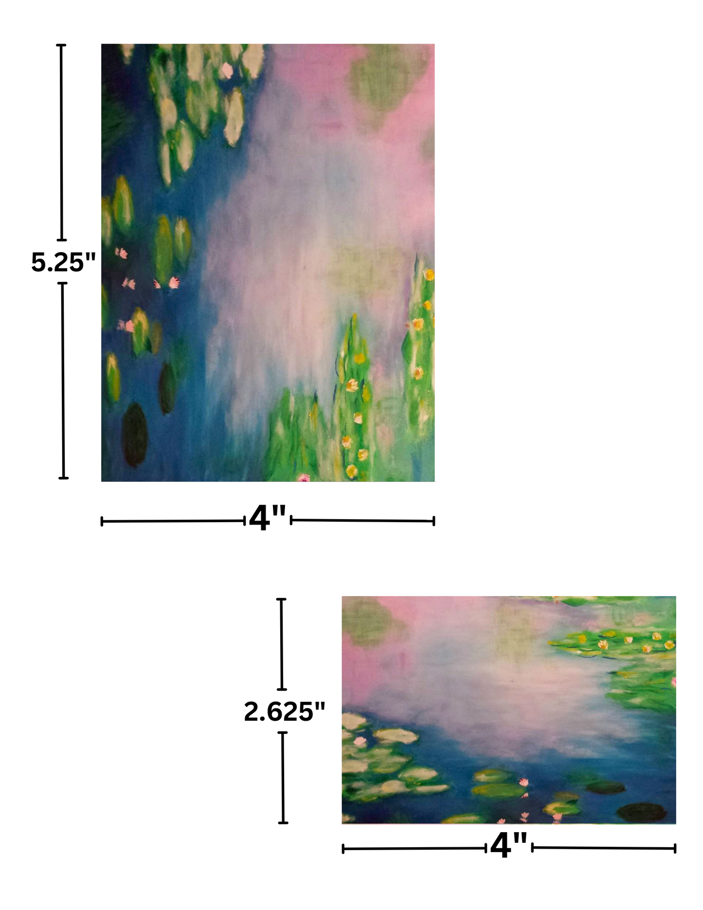 "Waterlilies" by Kaleena Kollmeier Decorative Diamond Painting Release Papers