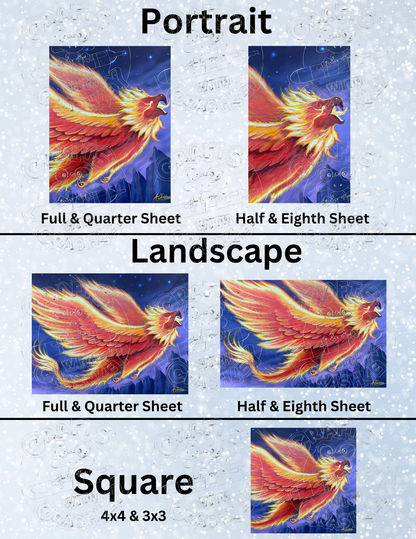 "Phoenix" By ©Anthony Christou Decorative Diamond Painting Release Papers