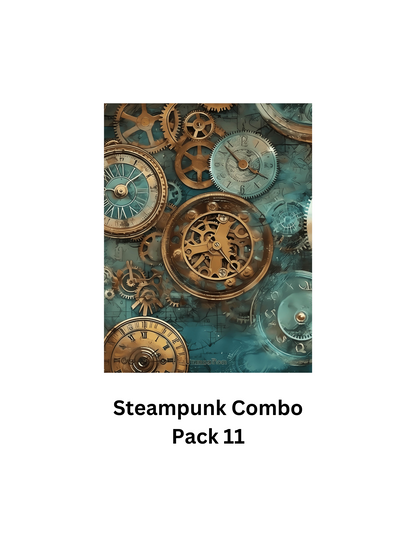 Steampunk Build Your Own Pack Premium Decorative Release Papers
