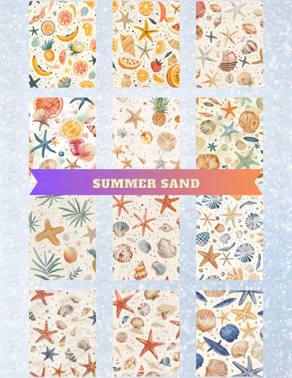 "Summer Sand" Decorative Diamond Painting Release Paper