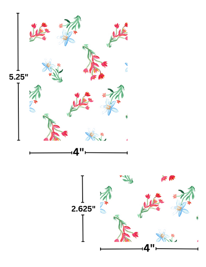 "Floral 4" by Crafting Journey Decorative Diamond Painting Release Papers