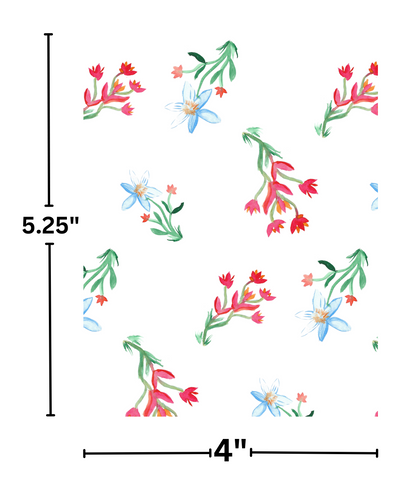 "Floral 4" by Crafting Journey Decorative Diamond Painting Release Papers