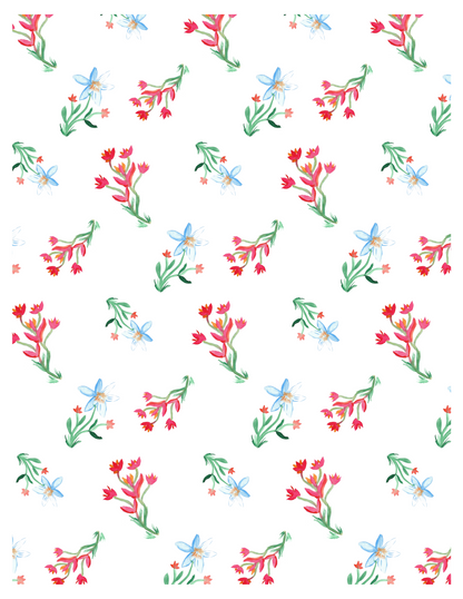 "Floral 4" by Crafting Journey Decorative Diamond Painting Release Papers