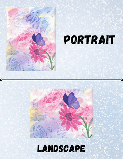 "Abstract Butterfly" By Crafting and Crime Daily Decorative Diamond Painting Release Papers