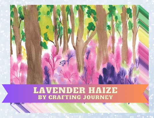 "Lavender Haize" by Crafting Journey Decorative Diamond Painting Release Papers