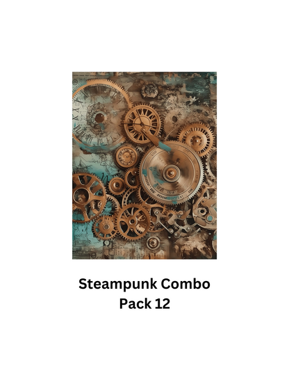 Steampunk Build Your Own Pack Premium Decorative Release Papers