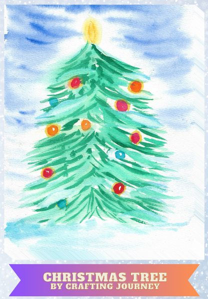 "Christmas Tree" By Crafting and Crime Daily Decorative Diamond Painting Release Papers