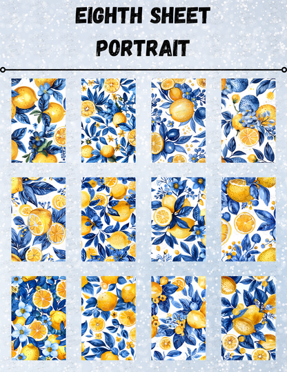 "Lemon Delight" Decorative Diamond Painting Release Paper