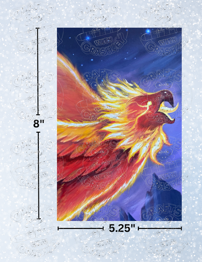 "Phoenix" By ©Anthony Christou Decorative Diamond Painting Release Papers