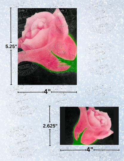 "Rosebud" by Kaleena Kollmeier Decorative Diamond Painting Release Papers