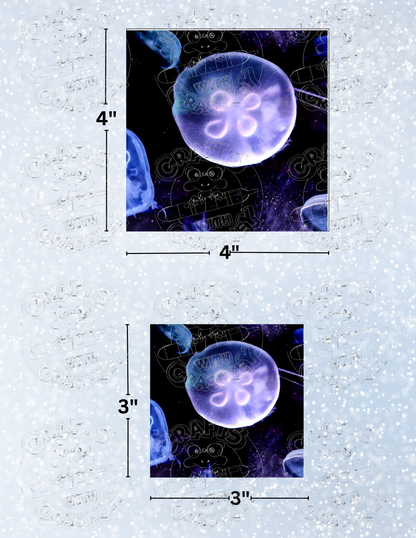 "Jellyfish Nebula" by Kaleena Kollmeier Decorative Diamond Painting Release Papers