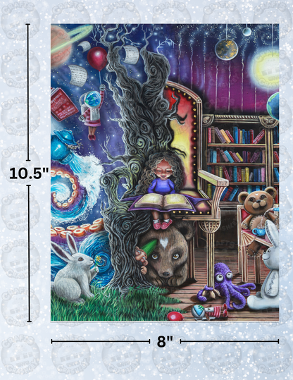 "Hazel's World" by ©Dakota Daetwiler Decorative Diamond Painting Release Papers