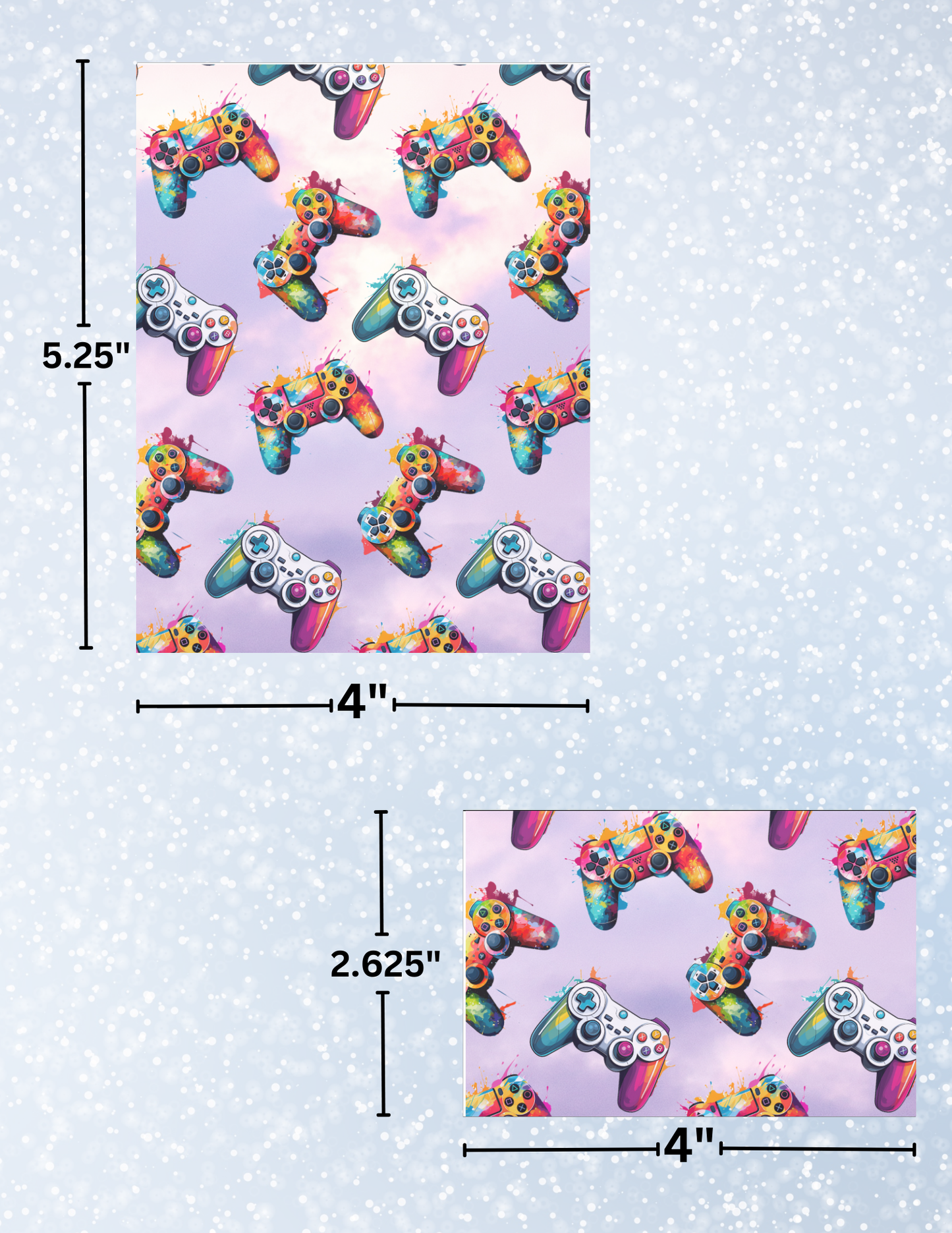 "Gaming Controller" Decorative Diamond Painting Release Papers