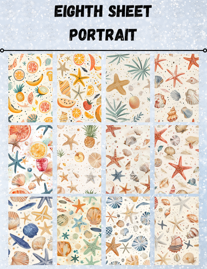 "Summer Sand" Decorative Diamond Painting Release Paper