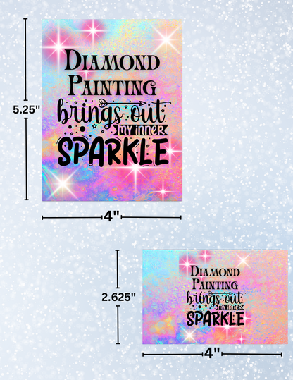 "Inner Sparkle" Decorative Diamond Painting Release Papers