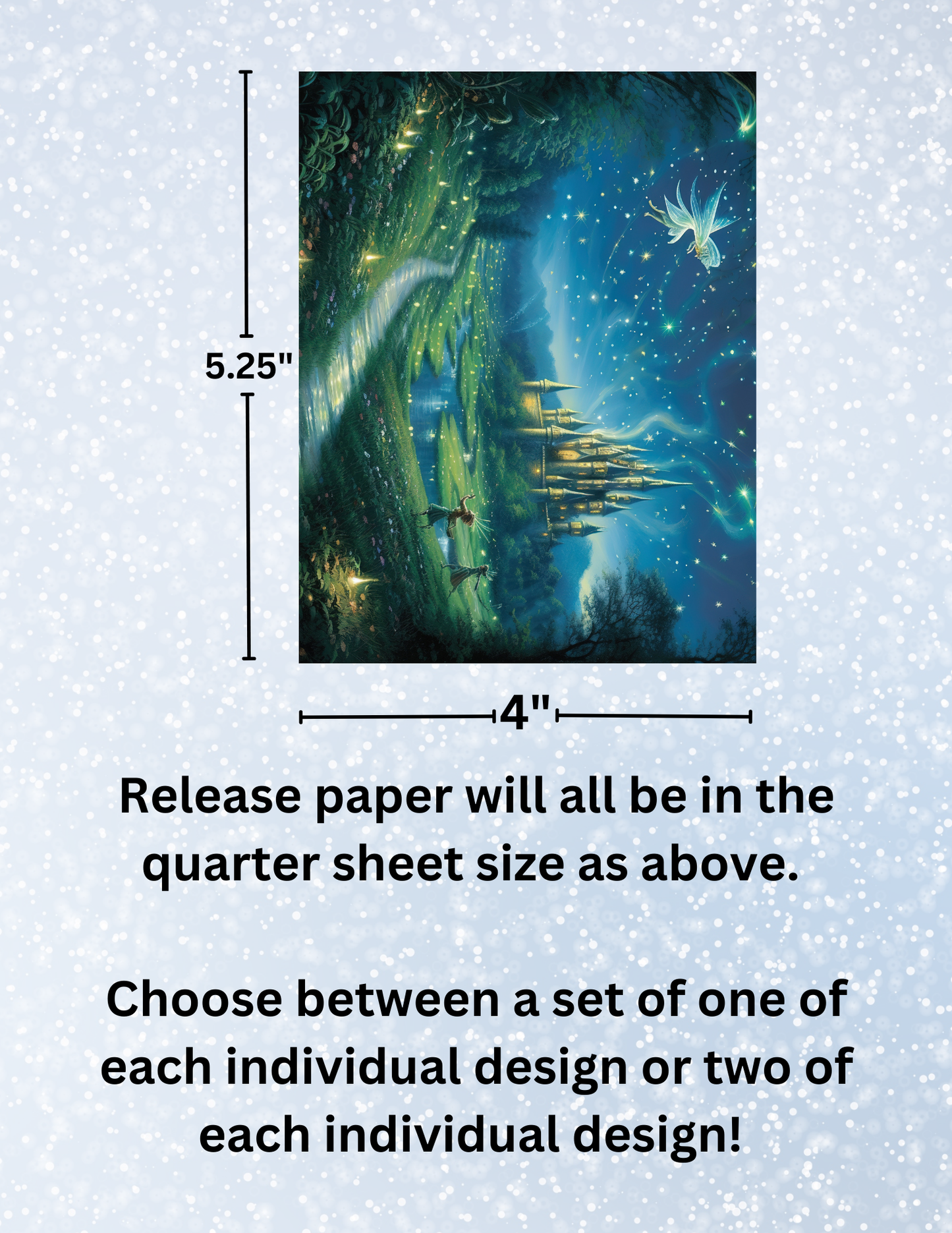 "Fairy Trails" Premium Diamond Painting Release Papers