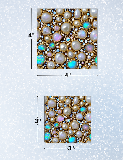 "Pearls & Diamonds" Decorative Diamond Painting Release Papers