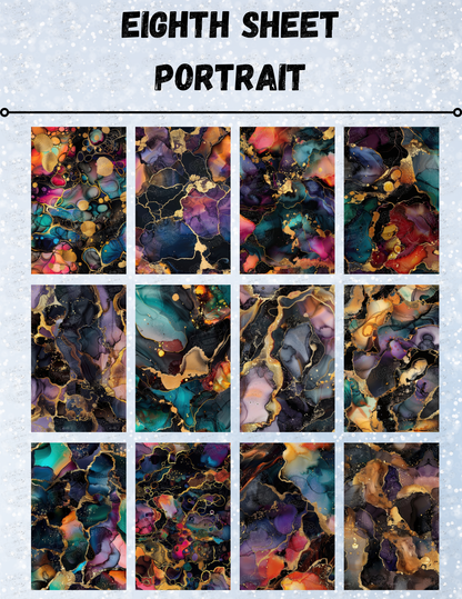 "Midnight Splash" Decorative Diamond Painting Release Papers