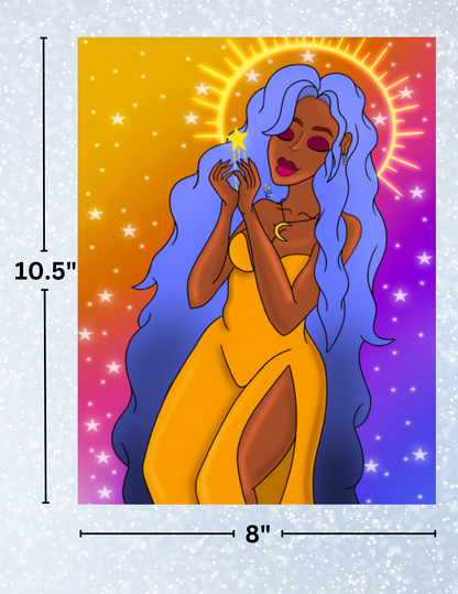 "Star Princess" by Mrs Coffee Decorative Diamond Painting Release Papers