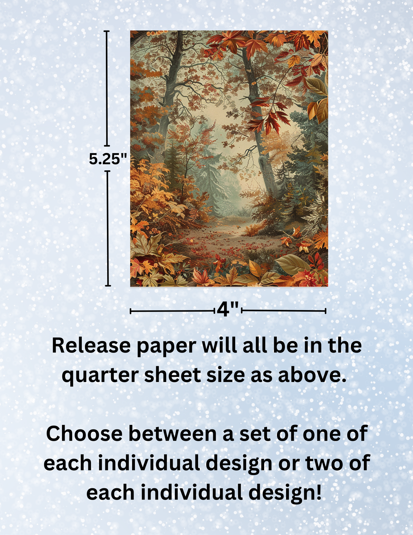 "Autumn Forest" Premium Diamond Painting Release Papers