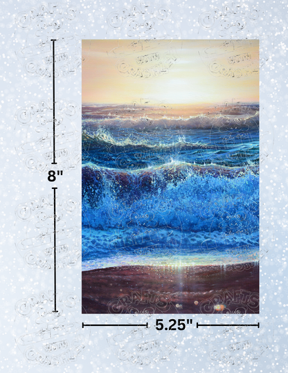 "West Coast Ocean" by ©Dakota Daetwiler Decorative Diamond Painting Release Papers