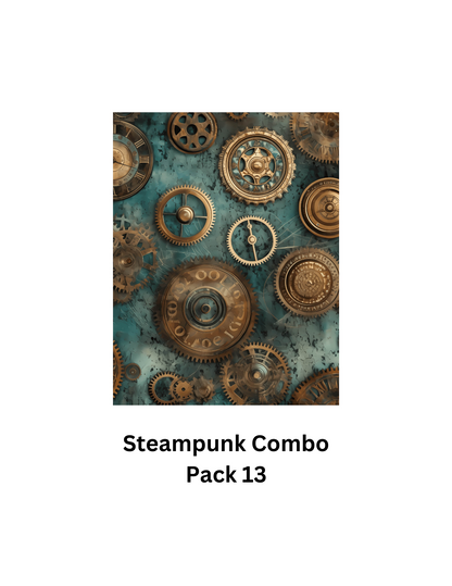 Steampunk Build Your Own Pack Premium Decorative Release Papers