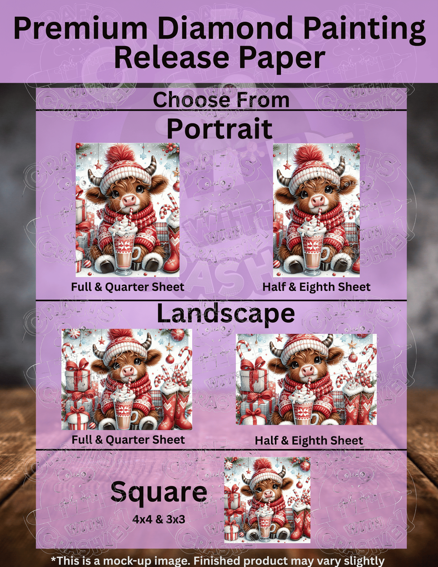 "Highland Holiday Shake" Premium Accessories for Diamond Painting