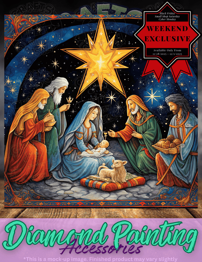 "Nativity Night" Premium Accessories for Diamond Painting