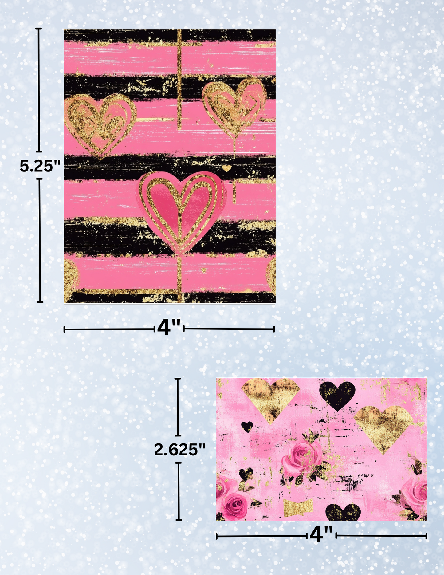 "Chalk Valentine" Decorative Diamond Painting Release Paper