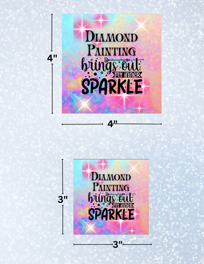 "Inner Sparkle" Decorative Diamond Painting Release Papers