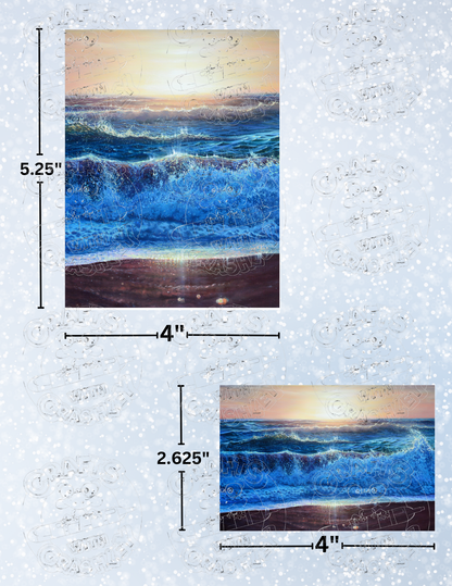 "West Coast Ocean" by ©Dakota Daetwiler Decorative Diamond Painting Release Papers