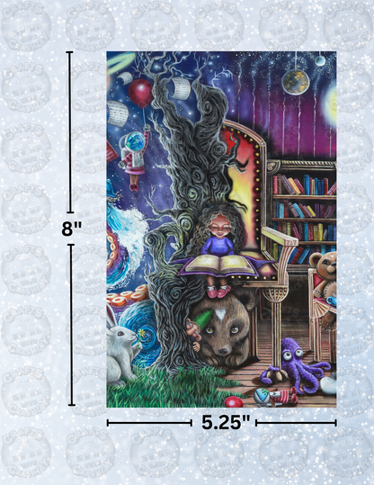 "Hazel's World" by ©Dakota Daetwiler Decorative Diamond Painting Release Papers