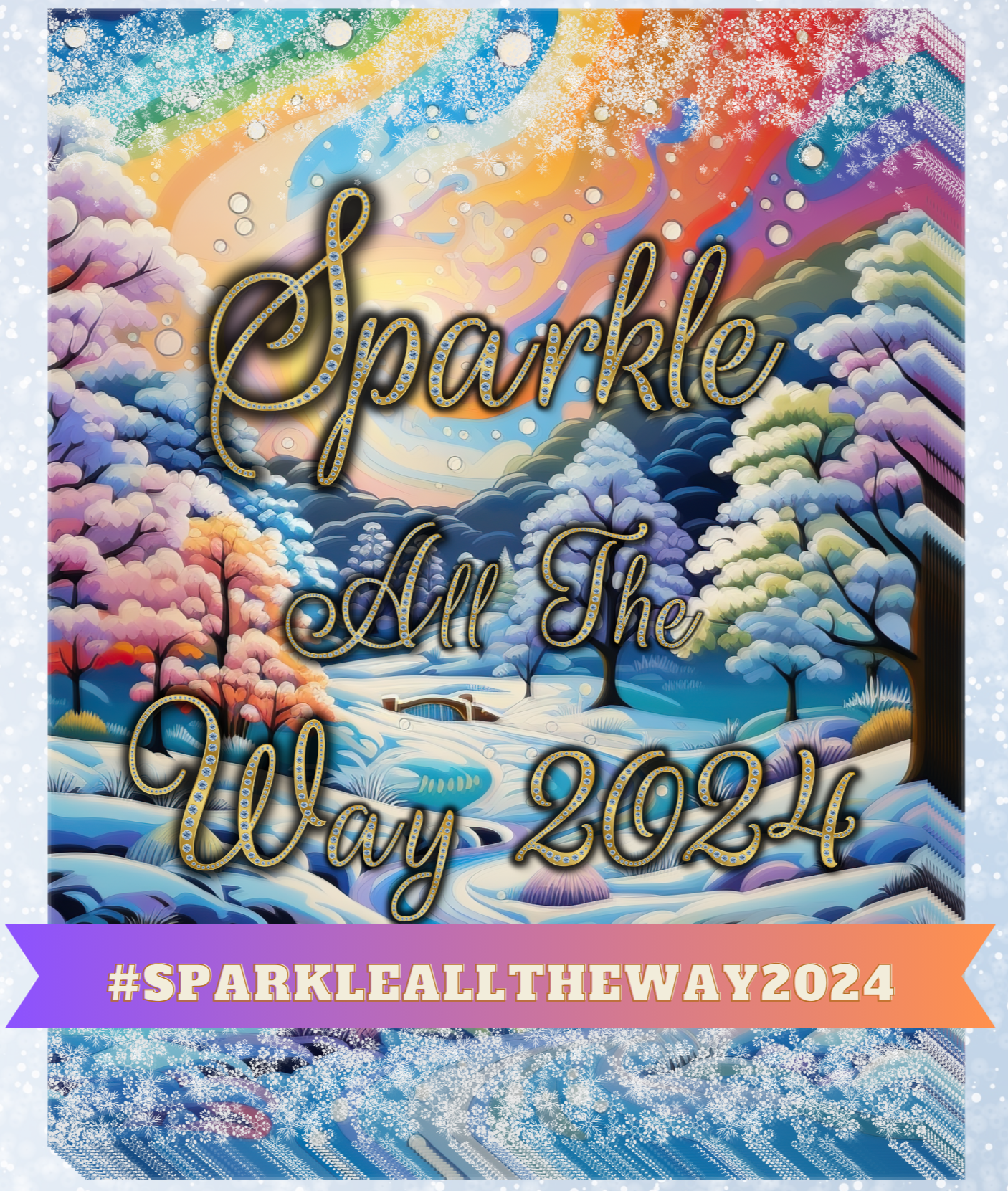 "Sparkle All the Way 2024" Decorative Diamond Painting Release Papers