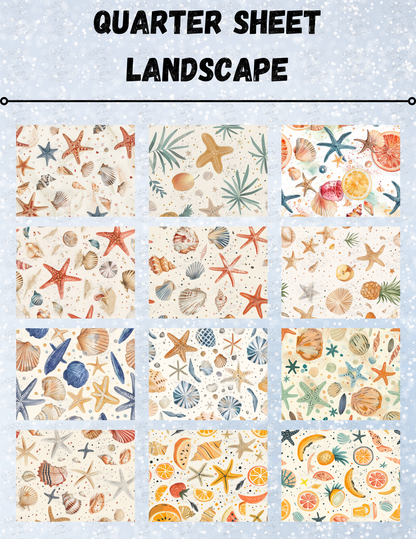 "Summer Sand" Decorative Diamond Painting Release Paper