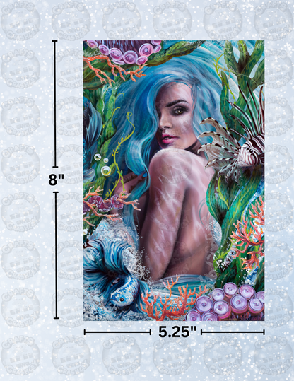 "Glass Mermaid" by ©Dakota Daetwiler Decorative Diamond Painting Release Papers