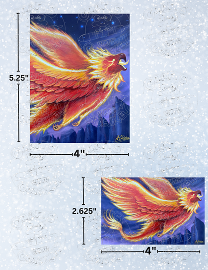 "Phoenix" By ©Anthony Christou Decorative Diamond Painting Release Papers