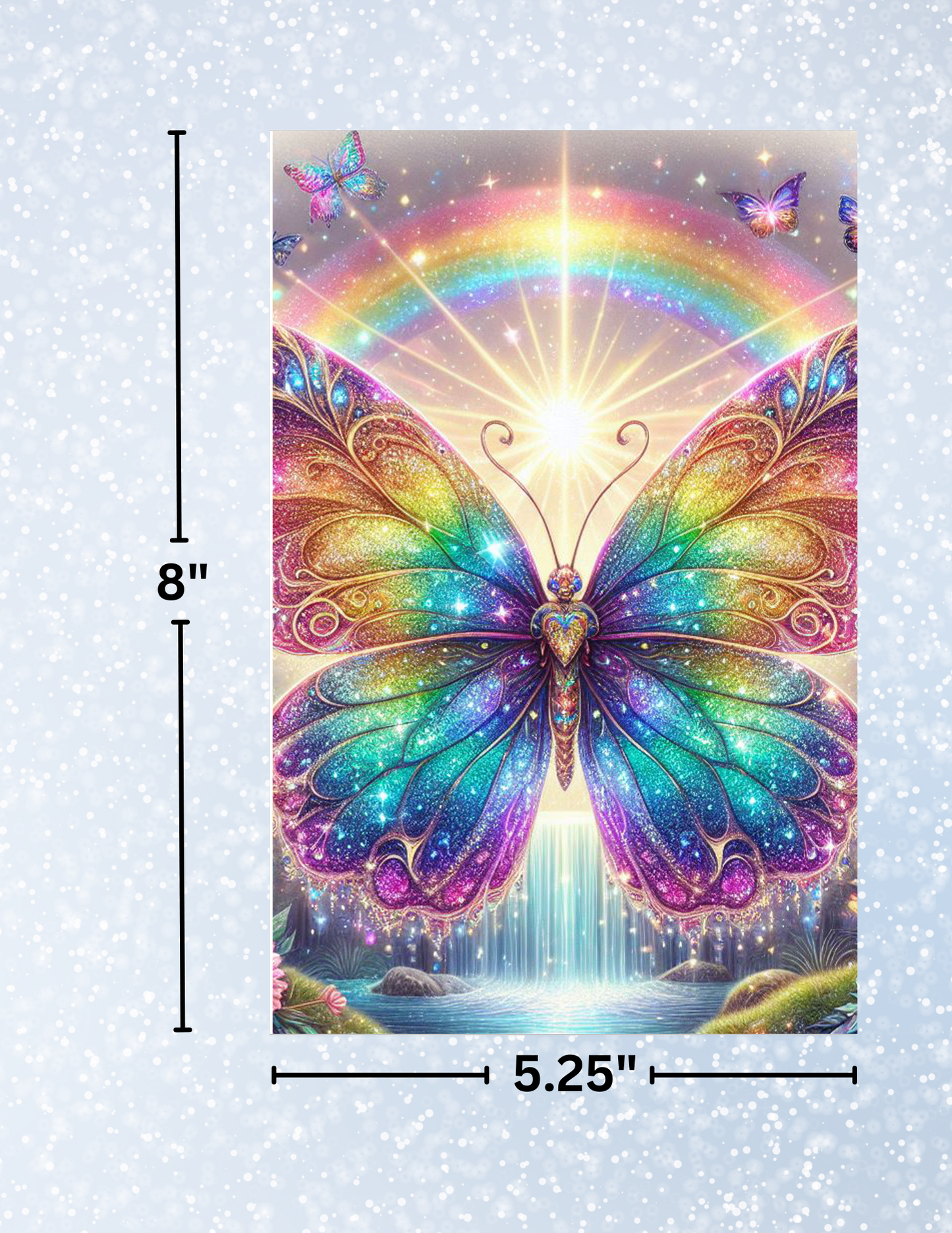 "Butterfly Glitter" Decorative Diamond Painting Release Papers