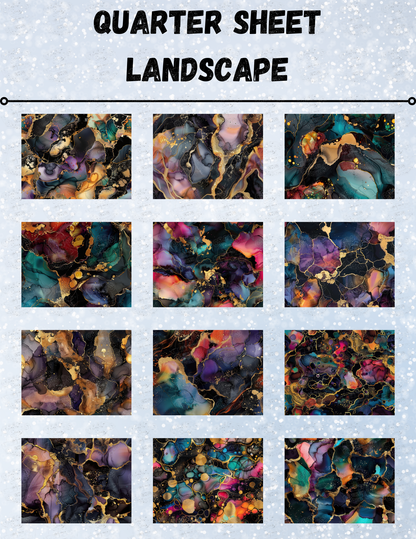"Midnight Splash" Decorative Diamond Painting Release Papers