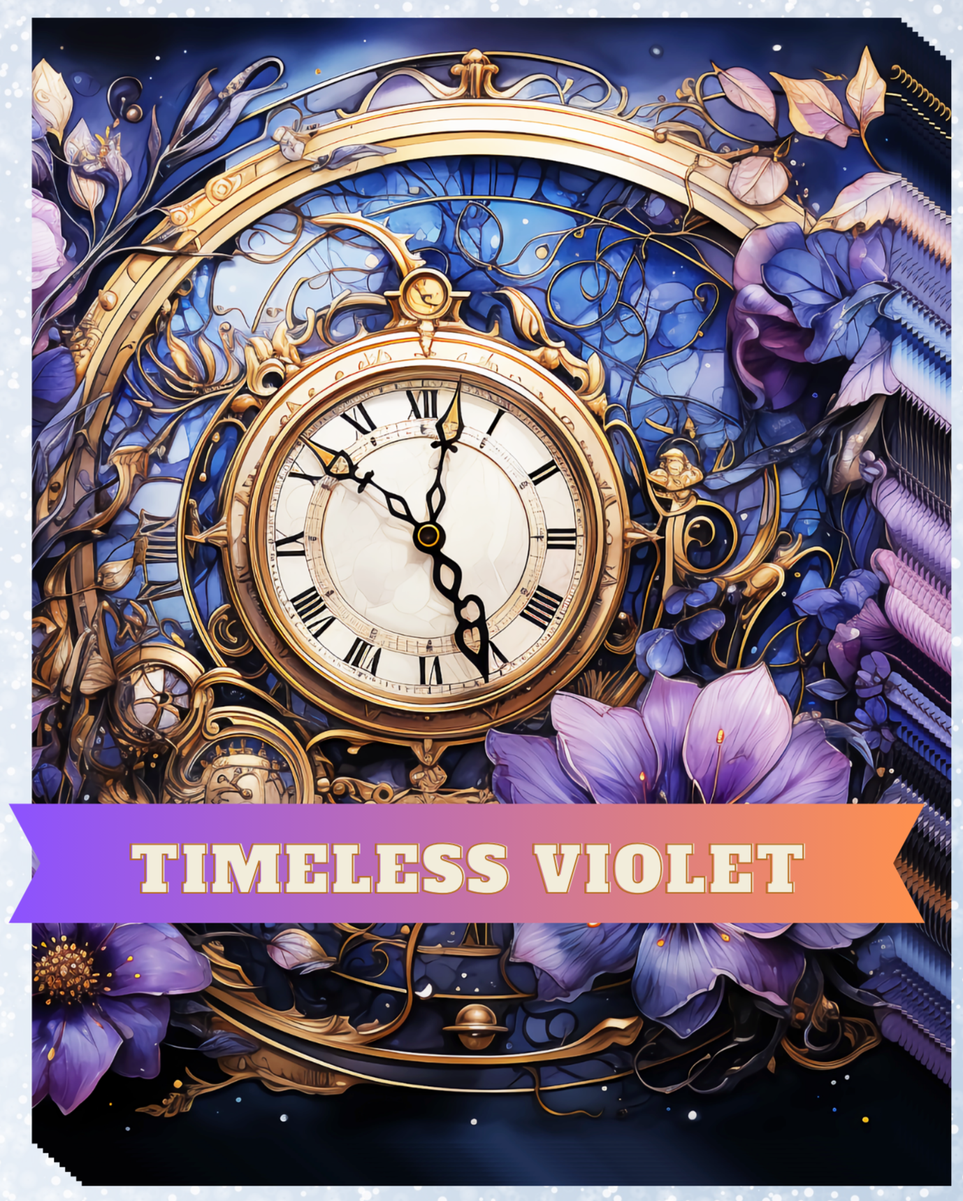 "Timeless Violet" Decorative Diamond Painting Release Papers