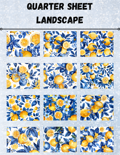 "Lemon Delight" Decorative Diamond Painting Release Paper