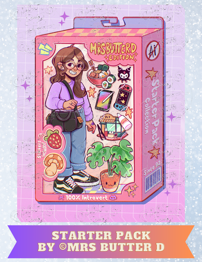 "Starter Pack" by ©Mrs Butter D Decorative Diamond Painting Release Papers