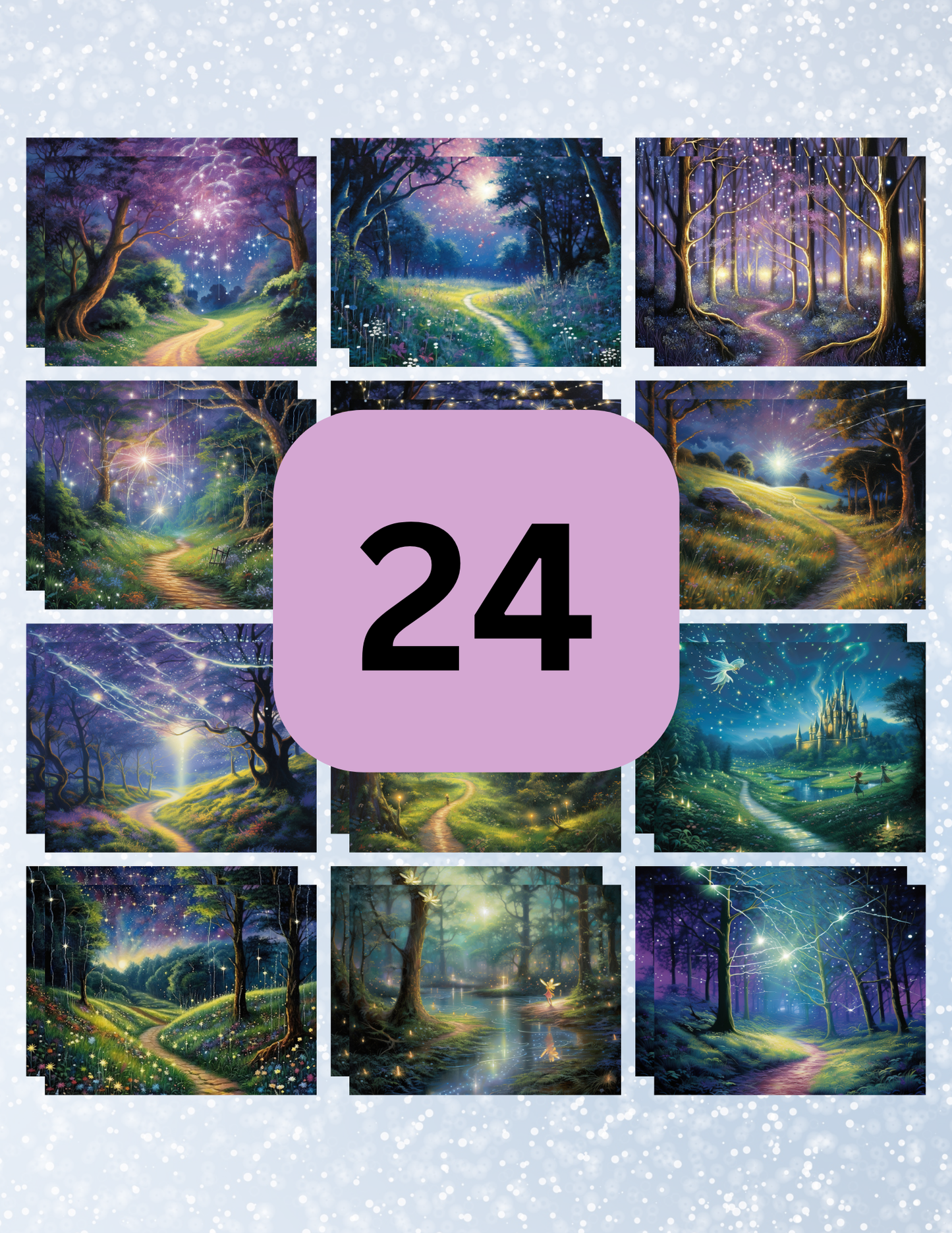 "Fairy Trails" Premium Diamond Painting Release Papers