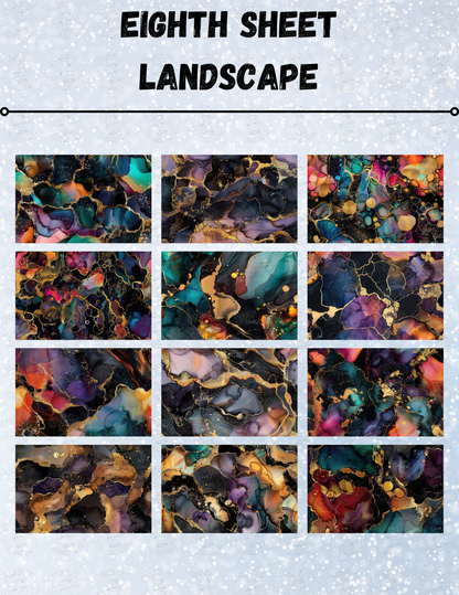 "Midnight Splash" Decorative Diamond Painting Release Papers