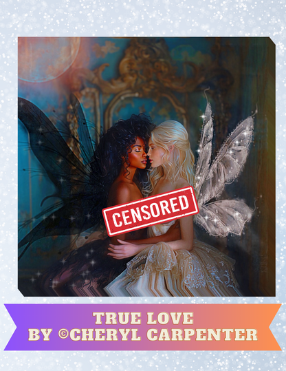 "True Love" by ©Cheryl Carpenter Decorative Diamond Painting Release Papers