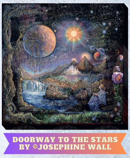 "Doorway to the Stars" by ©Josephine Wall Decorative Diamond Painting Release Papers