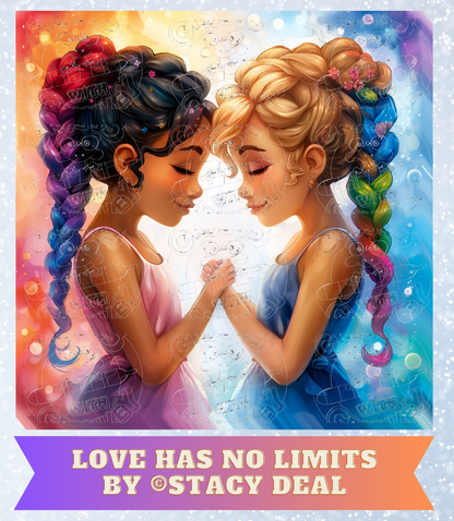 "Love Has No Limits" by Stacy Deal Decorative Diamond Painting Release Papers