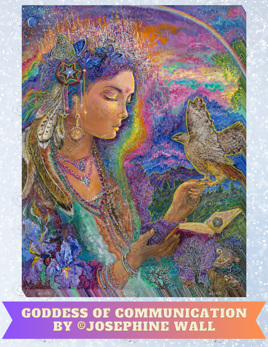 "Goddess of Communication" by ©Josephine Wall Premium Decorative Release Papers for Diamond Painting